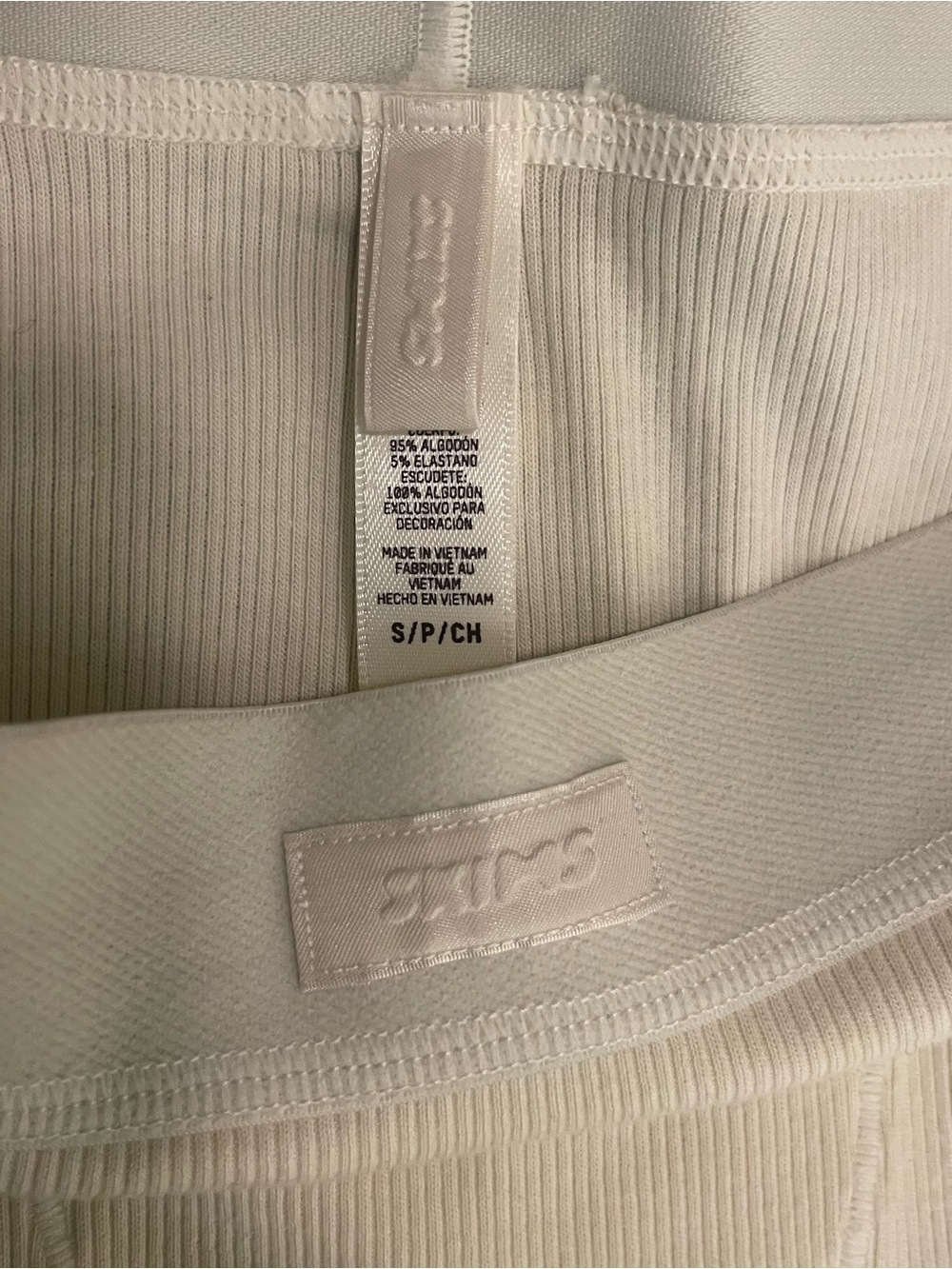 SKIMS Cotton Rib Leggings NWOT - Picture 2 of 5